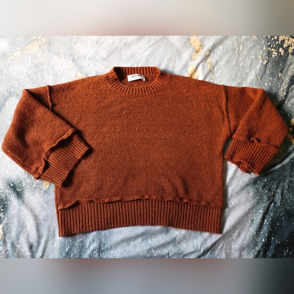 Double Zero Burnt Orange Sweater size Spicy Small - Picture 2 of 6